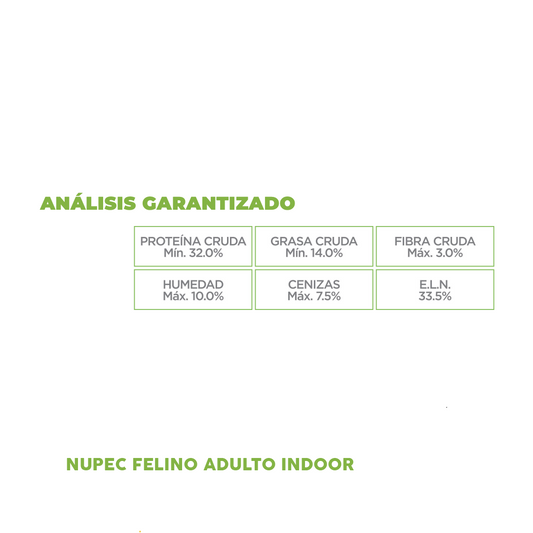 Alimento Felino Adulto Indoor (Gato) | NUPEC