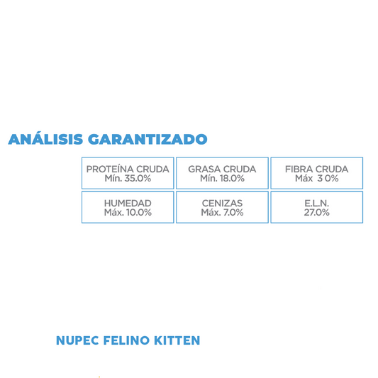 Alimento Felino Kitten (Gato) | NUPEC