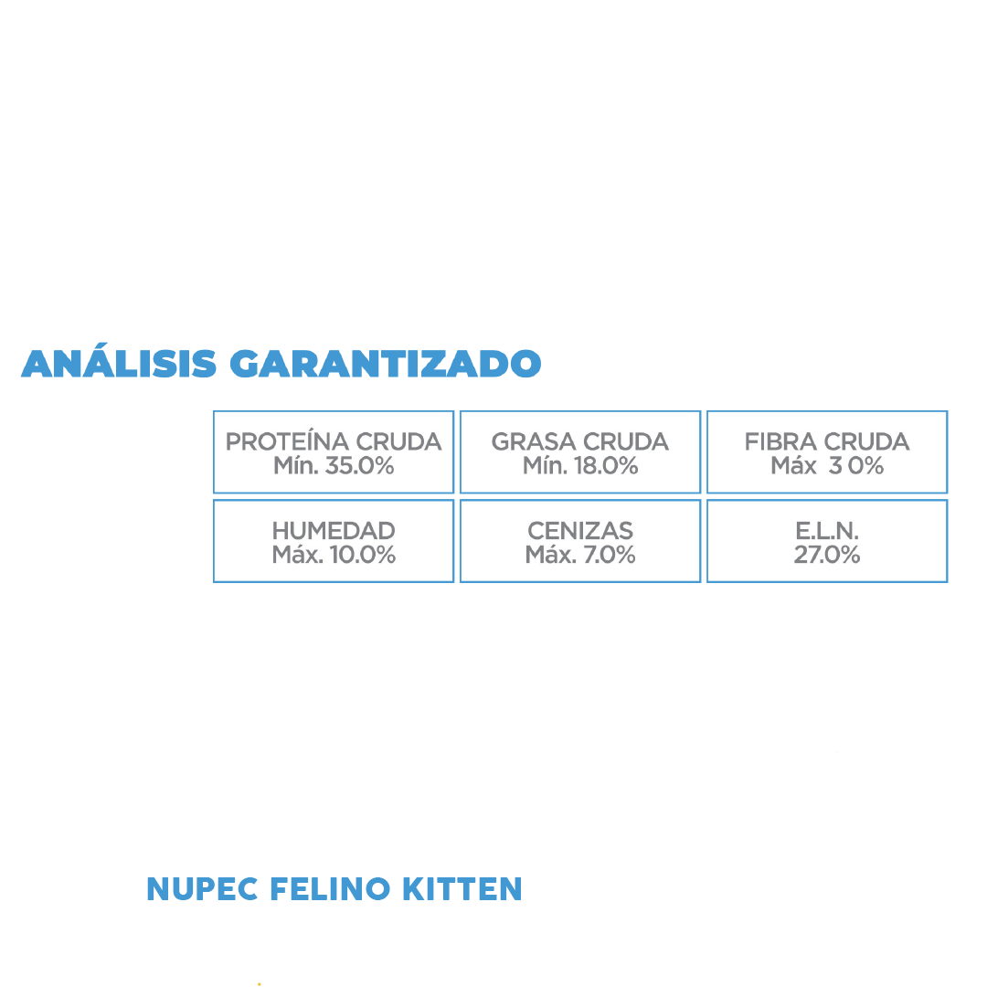 Alimento Felino Kitten (Gato) | NUPEC